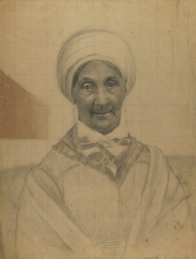 Anciana con turbante de Unidentified