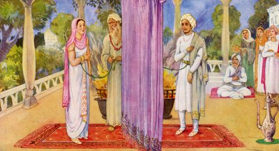 Una boda hindú india, 1941 de Unknown