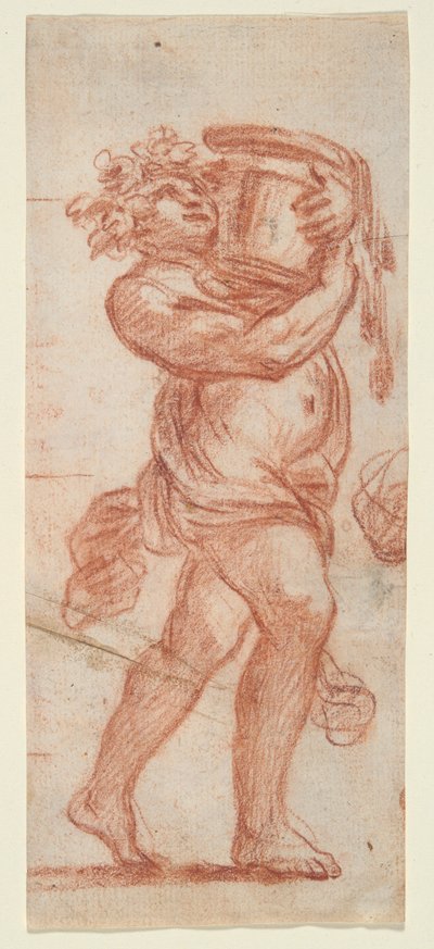 Una joven asistente de Bacchus de Unknown