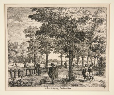 Aan d. ingang Vanden Harit (A la entrada de Vanden Harit) de Unknown