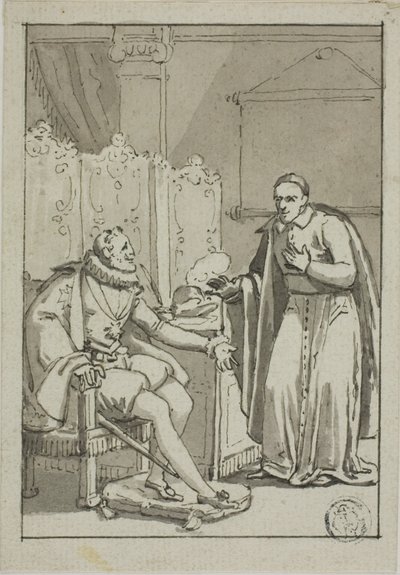 Audiencia del cardenal con Enrique IV de Unknown