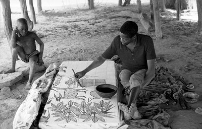 Lienzos de Korhogo, Costa de Marfil de Unknown