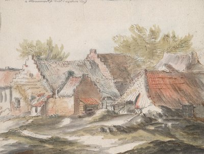 Cabañas (anverso); Implementos de mimbre (verso) de Unknown