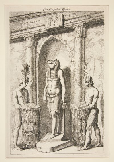 Das Gotzenbild Osiridis [El Templo de Osiris] de Unknown