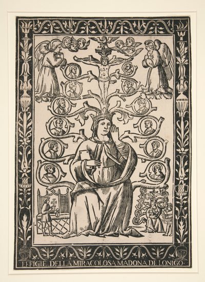 Efigie de la Virgen Milagrosa de Lonigo de Unknown