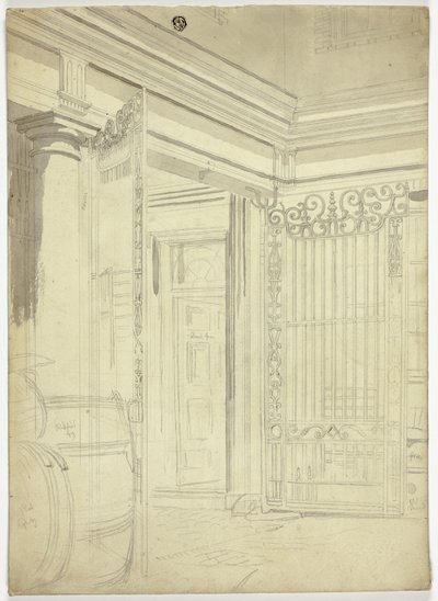 Entrada con Puerta Abierta de Unknown