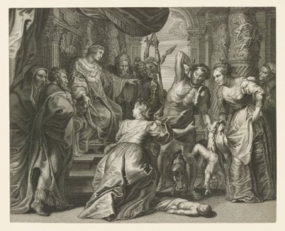 Juicio de Salomón de Unknown