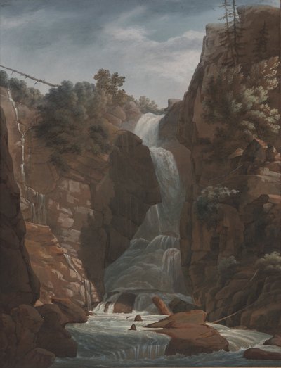 Paisaje y Cascada de Unknown