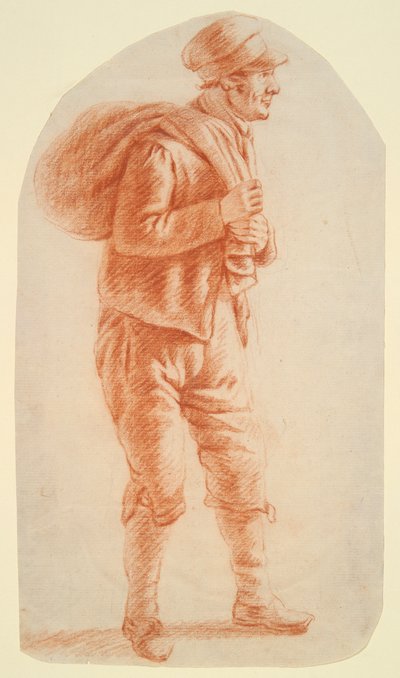 hombre con saco de Unknown