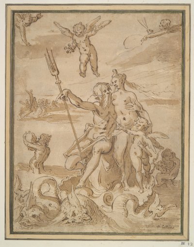 Neptuno y Anfitrite de Unknown