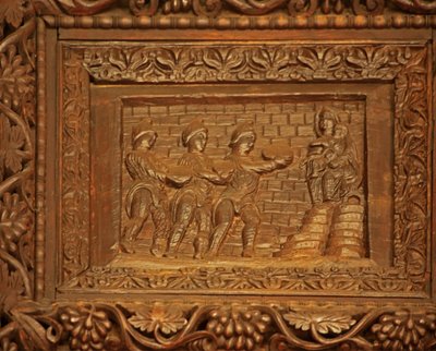 Panel de la puerta del siglo V: la Adoración de los Magos de Unknown