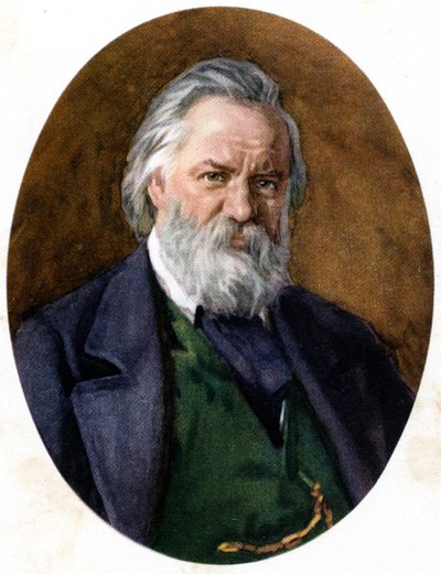 Retrato de Alexander Herzen (1812 – 1870) de Unknown
