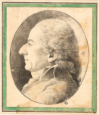 Busto de perfil de hombre de Unknown