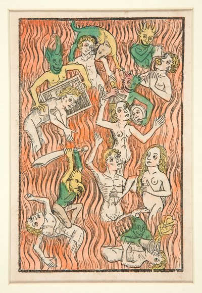 Purgatorio, ilustración de The Soul Root Garden de Unknown