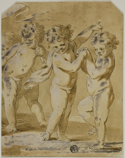 Bacanal de Putti de Unknown