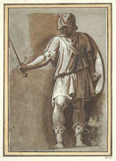 Guerrera de pie, de polidoro de Unknown