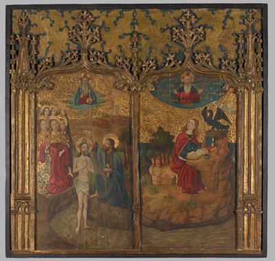 El Bautismo de Cristo y San Juan de Unknown