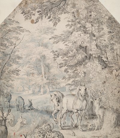 El jardín del Edén de Unknown