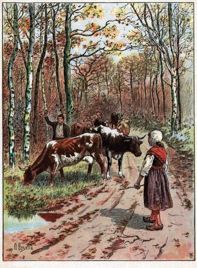 Troupeau de vaches de Unknown