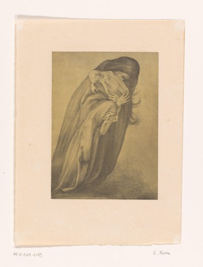 Dos mujeres con un niño muerto de Unknown