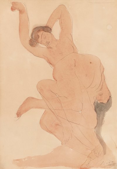 dos desnudos entrelazados de Unknown