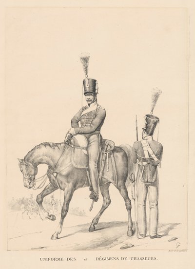 Uniformes de Cazadores y Regimientos (Uniformes de Caballería) de Unknown