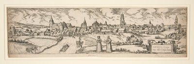 Sin título (Schloss Lienhart, etc. Paisaje urbano de LAUGEN) de Unknown