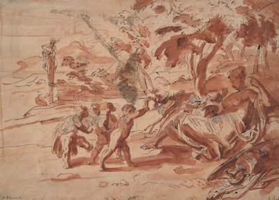 Venus y Cupido con Putti de Unknown