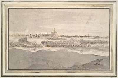 Vista de Haarlem desde el noroeste de Unknown
