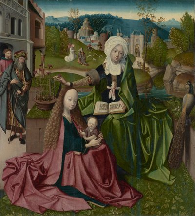 Virgen y el Niño con Santa Ana de Unknown