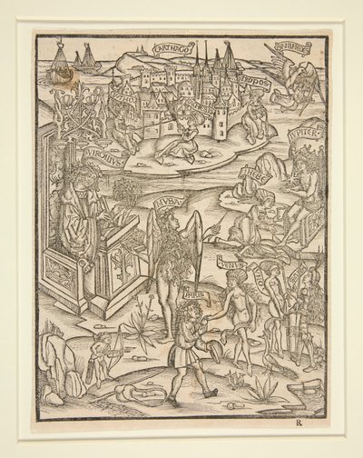 Xilografía del Virgilio de Estrasburgo, 1502 de Unknown