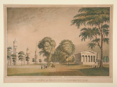 Universidad de Yale y Casa del Estado, New Haven, Con. de Unknown