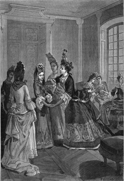 1685-1686: Nuevos Católicos. Grabado del siglo XIX. En “Historia de Francia” por Jules Michelet de Unknown artist