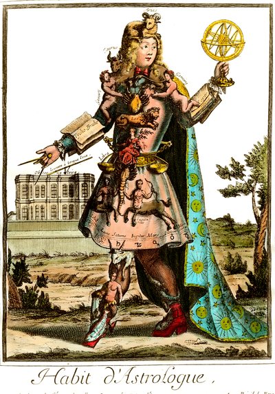 Traje de astrólogo del siglo XVII. Colección privada de Unknown artist
