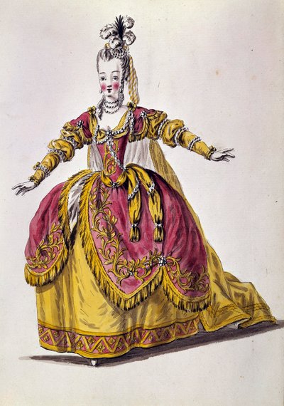 Traje de teatro del siglo XVIII de Unknown artist