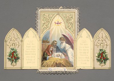 "Una Feliz Navidad", tarjeta de Navidad de Unknown artist