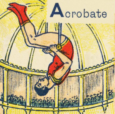 A como Acróbata de Unknown artist