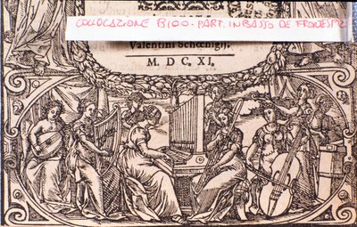 Un concierto (detalle). Portada de Compendium of music de Adam Gumpeltzhaimer de Unknown artist