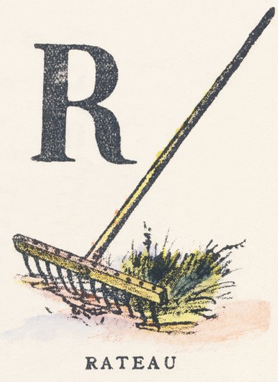 A: rastrillo de Unknown artist