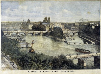 Una vista de París - en “The Petity Journal” de Unknown artist