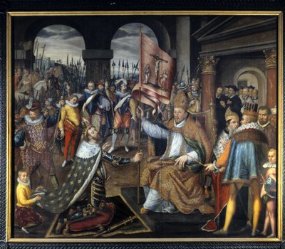 Abjuración de Enrique IV (1553 - 1610) en 1572 de Unknown artist