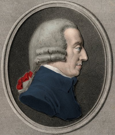 Adam Smith 1723-1790 - grabado - siglo XIX de Unknown artist