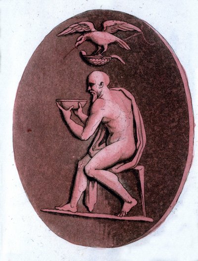 Esquilo (ca. 525-456 a.C.), poeta trágico griego. de Unknown artist
