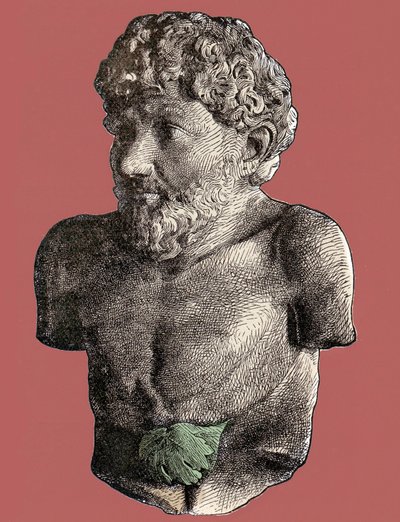 Esopo - Busto del fabulista griego Esopo (alrededor de 620-alrededor de 564 a.C.) de Unknown artist