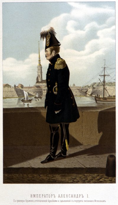 Alejandro I en San Petersburgo - en “El Emperador Alejandro I” por Schilder de Unknown artist