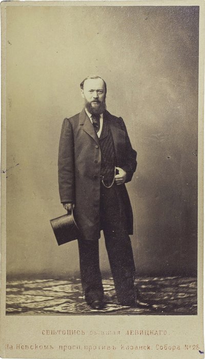 Retrato del dramaturgo Alexander N. Ostrovsky (1823-1886) de Unknown artist