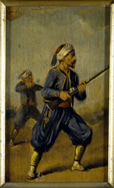Tiradores argelinos, anónimo de Unknown artist