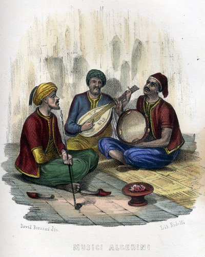 Músicos argelinos. en “L