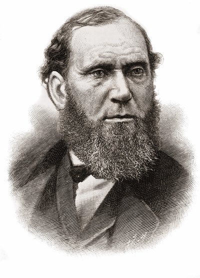 Allan Pinkerton (1819-1884), detective estadounidense de origen escocés. de Unknown artist