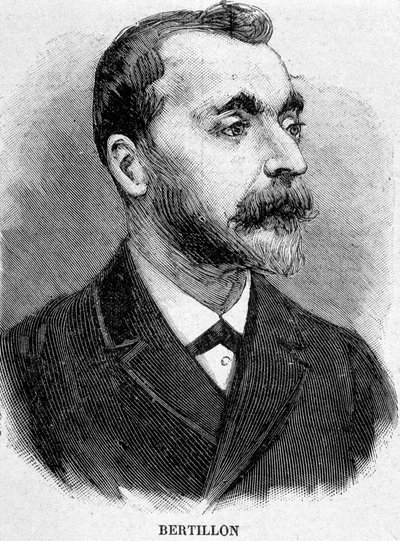 Alphonse Bertillon (1853-1914), erudito francés, creador de la antropometría de Unknown artist